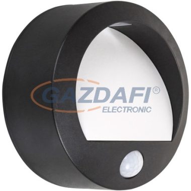 RÁBALUX 7969 Amarillo kültéri fali lámpa, mozgásérzékelős, fekete, LED 1,5W 230V 3000K 50lm