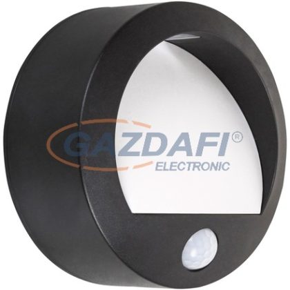   RÁBALUX 7969 Amarillo kültéri fali lámpa, mozgásérzékelős, fekete, LED 1,5W 230V 3000K 50lm