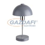   RÁBALUX 8073 Manfred asztali lámpa, E27 1X MAX 40W, szürke 230V