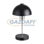   RÁBALUX 8075 Manfred asztali lámpa, E27 1X MAX 40W, matt fekete 230V