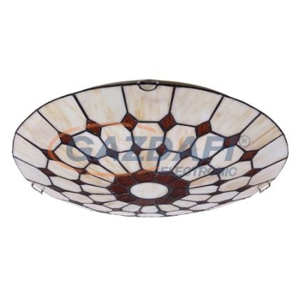   RÁBALUX 8091 Marvel mennyezeti lámpa D40 E27 2x60W tiffany 230V