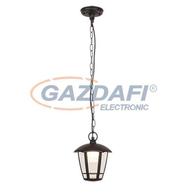 RÁBALUX 8128 Sorrento kültéri függeszték LED 8W matt fekete IP44 230V  3000K 500lm A