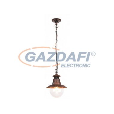 RÁBALUX 8164 Odessa kültéri függeszték E27 max 60W antik barna 230V