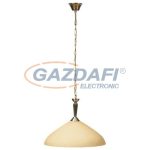   RÁBALUX 8176 Regina függeszték E27 60W bronz-krém búra 230V     A++ -> E