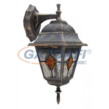   RÁBALUX 8181 Monaco kültéri falikar le 60W antik arany-tiffany IP43 230V