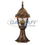   RÁBALUX 8183 Monaco kültéri talpas állólámpa 60W antik arany-tiffany IP43 230V