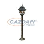   RÁBALUX 8185 Monaco kültéri állólámpa 1m 60W antik arany-tiffany IP43 230V