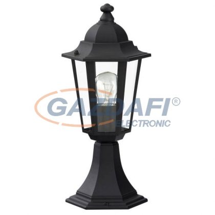   RÁBALUX 8206 Velence kültéri talpas állólámpa 40cm E27 60W fekete IP43 230V A++ -> E