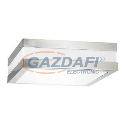   RÁBALUX 8227 Stuttgart kültéri mennyezeti lámpa 285x285mm E27 2x11W inox IP44 230V