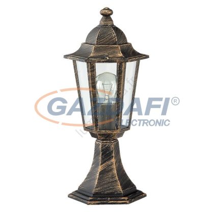   RÁBALUX 8236 Velence kültéri talpas állólámpa 40cm E27 60W antik arany IP44 230V A++ -> E