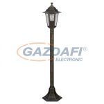   RÁBALUX 8240 Velence kültéri állólámpa 1m E27 60W antik arany IP44 230V A++ -> E