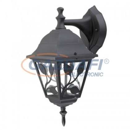   RÁBALUX 8243 Haga kültéri falikar E27 60W, fekete IP44 230V