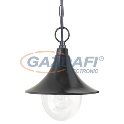   RÁBALUX 8246 Konstanz kültéri függeszték E27 100W fekete IP44 230V