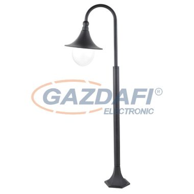 RÁBALUX 8247 Konstanz kültéri állólámpa 1, 2m E27 100W fekete IP44 230V