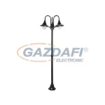   RÁBALUX 8248 Konstanz 3 ágú állólámpa 2, 2m E27 3x100W fekete IP44 230V