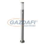   RÁBALUX 8268 Inox torch kültéri állólámpa 1, 1m 25W IP44 mozgásérzékelő 230V A++ -> E