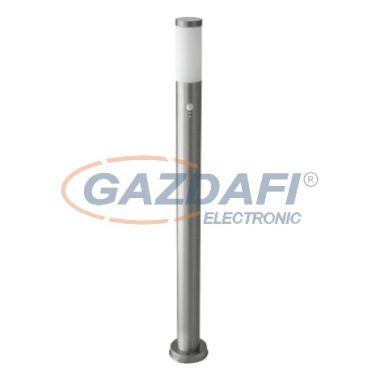 RÁBALUX 8268 Inox torch kültéri állólámpa 1, 1m 25W IP44 mozgásérzékelő 230V A++ -> E