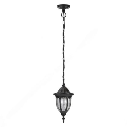   RÁBALUX 8344 Milano kültéri fügeszték  E27 60W fekete IP43 230V     A++ -> E