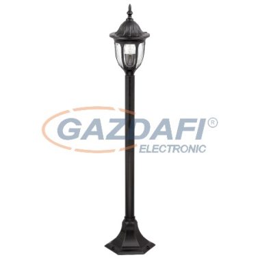 RÁBALUX 8345 Milano kültéri állólámpa 1m E27 60W fekete IP43 230V A++ -> E