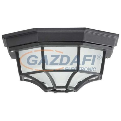   RÁBALUX 8346 Milano kültéri mennyezeti lámpa E27 100W fekete IP44 230V