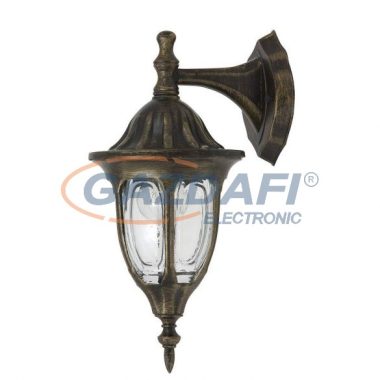 RÁBALUX 8371 Milano kültéri falikar le E27 60W antik arany IP43 230V