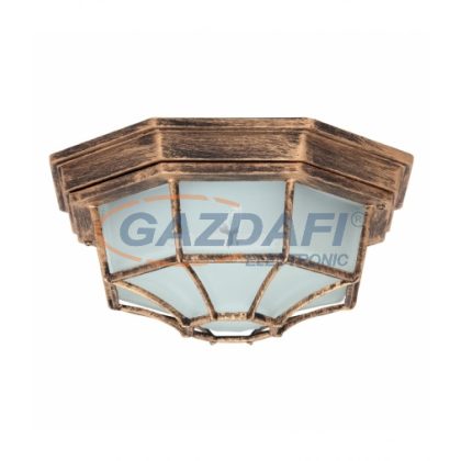   RÁBALUX 8376 Milano kültéri mennyezeti lámpa E27 100W antik arany IP44 230V