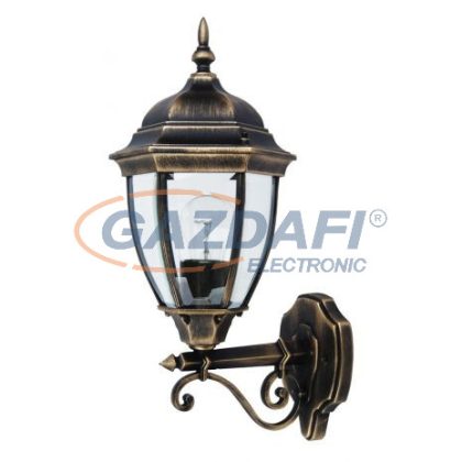   RÁBALUX 8382 Toronto kültéri falikar felE27 60W antik arany IP44 230V