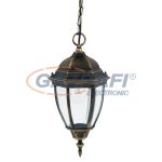   RÁBALUX 8384 Toronto kültéri függeszték. E27 60W a. arany IP44 230V     A++ -> E