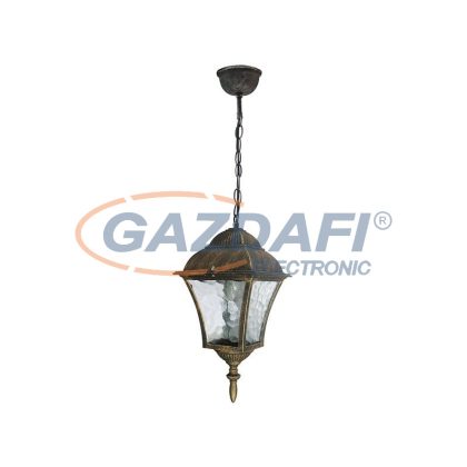   RÁBALUX 8394 Toscana kültéri függeszték E27 60W antik arany IP43 230V     A++ -> E