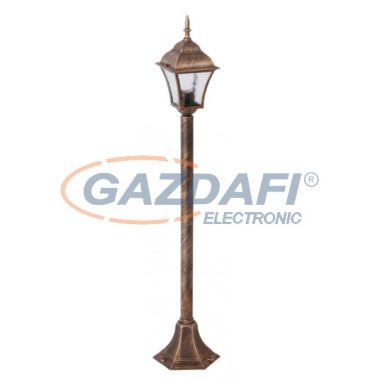 RÁBALUX 8395 Toscana kültéri állólámpa1m E27 60W antik arany IP43 230V A++ -> E