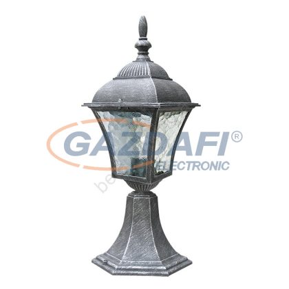   RÁBALUX 8398 Toscana kültéri talp43cmE27 60Wa.ezüst IP43 230V A++ -> E