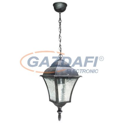   RÁBALUX 8399 Toscana kültéri függeszték E27 60W ant ezüst IP43 230V     A++ -> E