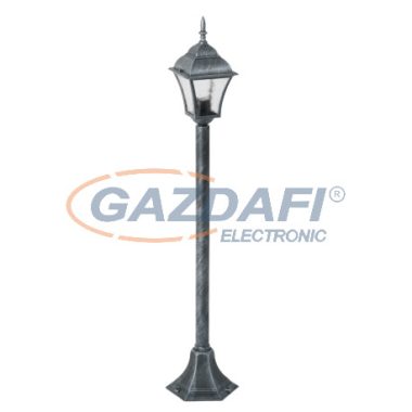 RÁBALUX 8400 Toscana kültéri állólámpa1m E27 60W a.ezüst IP43 230V A++ -> E