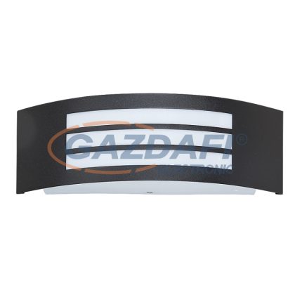   RÁBALUX 8409 Roma kültéri fali lámpa E27 14W matt fekete IP44 LED 230V