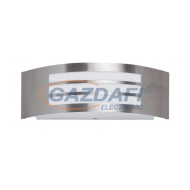RÁBALUX 8410 Roma kültéri fali lámpa E27 14W inox IP44 LED 230V