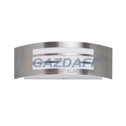   RÁBALUX 8410 Roma kültéri fali lámpa E27 14W inox IP44 LED 230V
