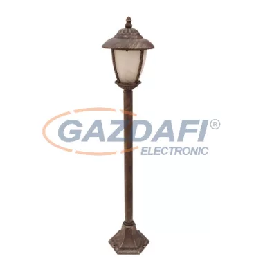 RÁBALUX 8480 Madrid kültéri állólámpa1m E27 60W a. arany IP43 230V A++ -> E