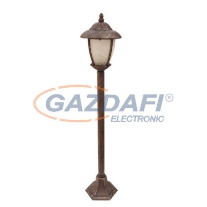   RÁBALUX 8480 Madrid kültéri állólámpa1m E27 60W a. arany IP43 230V A++ -> E