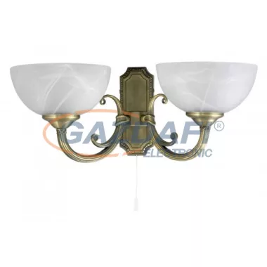RÁBALUX 8542 Marlene 2 ágú falikar E14 2x40W bronz 230V