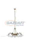 RÁBALUX 8556 Orchidea 6ágú csillár E14 6x40W bronz 230V     A++ -> E
