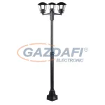  RÁBALUX 8569 Marseille kültéri állólámpa E27 3*60W fekete 230V A++ -> E