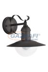 RÁBALUX 8680 Oslo kültéri fali lámpa E27 60W matt fekete IP44 230V