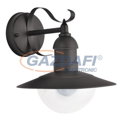   RÁBALUX 8680 Oslo kültéri fali lámpa E27 60W matt fekete IP44 230V