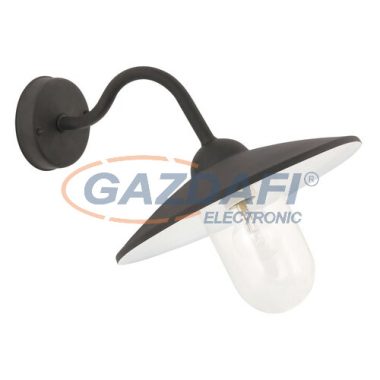 RÁBALUX 8686 Vigo kültéri fali lámpa E27 max 60W matt fekete, fehér 230V