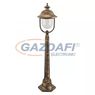 RÁBALUX 8700 New York kültéri állólámpa E27 100W IP44, a.arany 230V A++ -> E