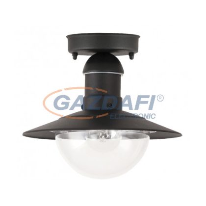   RÁBALUX 8716 Oslo kültéri mennyezeti lámpa. E27 60W fekete IP44 230V