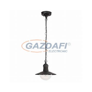 RÁBALUX 8717 Oslo kültéri függeszték E27 60W fekete IP44 230V