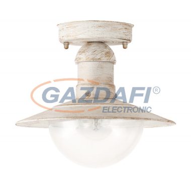 RÁBALUX 8739 Oslo kültéri mennyezeti lámpa. E27 60W feh-arany IP44 230V