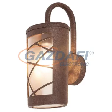 RÁBALUX 8757 Pescara kültér fali lámpa E27 60W r.barna IP44 230V