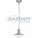   RÁBALUX 8764 Oslo kültéri függeszték E27 60W rm.acél IP44 230V